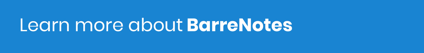 BarreNotes is the best music selection app for dance studios. 