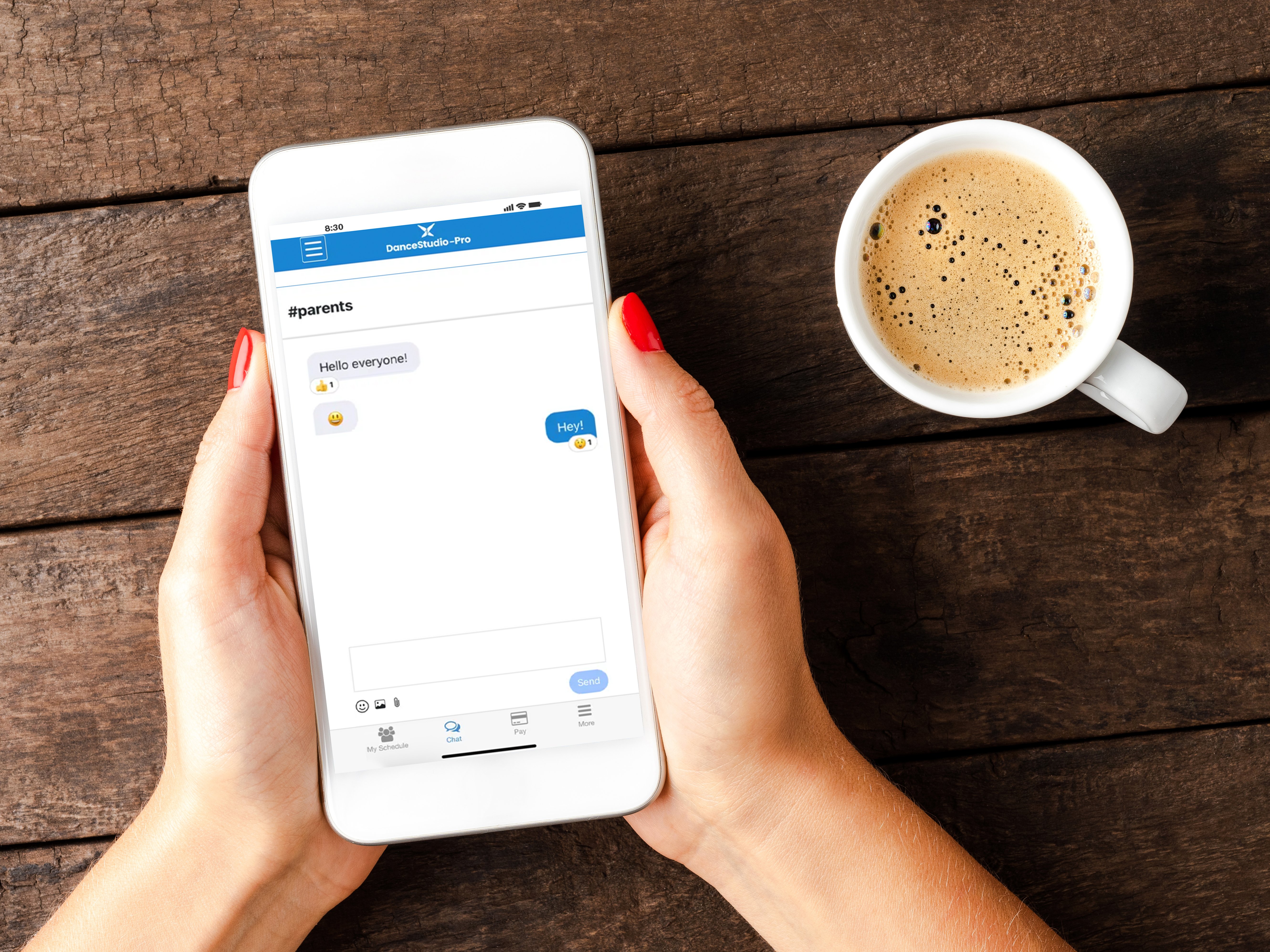 Your dance parents can use the Portal App to stay connected with your dance studio.