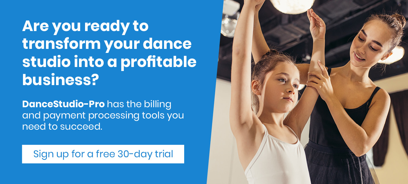 Sign up for a free 30-day trial to see how DanceStudio-Pro can help you lead any dance studio fundraising idea with ease.