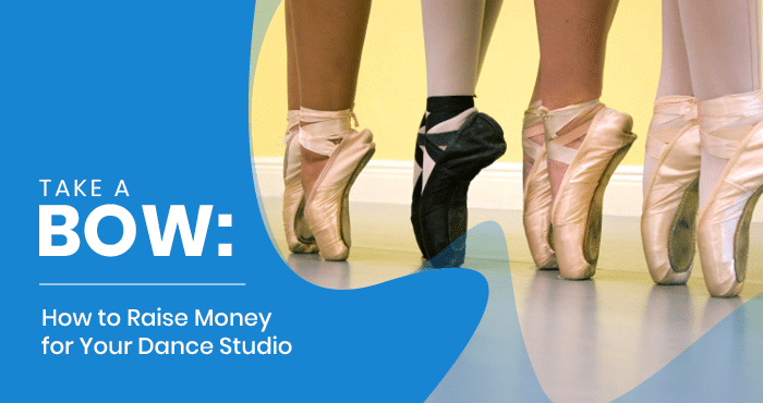 This is the feature image for this article about raising money for your dance studio.