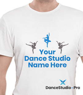 To boost your dance studio marketing efforts, include your studio's name and logo on your branded merchandise.